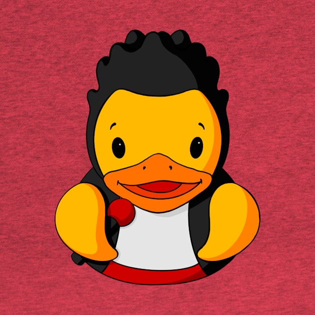 Rock Band Singer Rubber Duck by Alisha Ober Designs